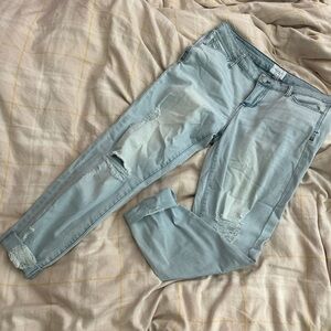Celebrity Pink Light Blue Skinny Jeans